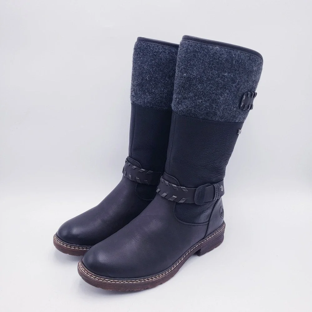 Rieker Dominika 79 Mid‎ Calf Shearling Lined Winter Size 40